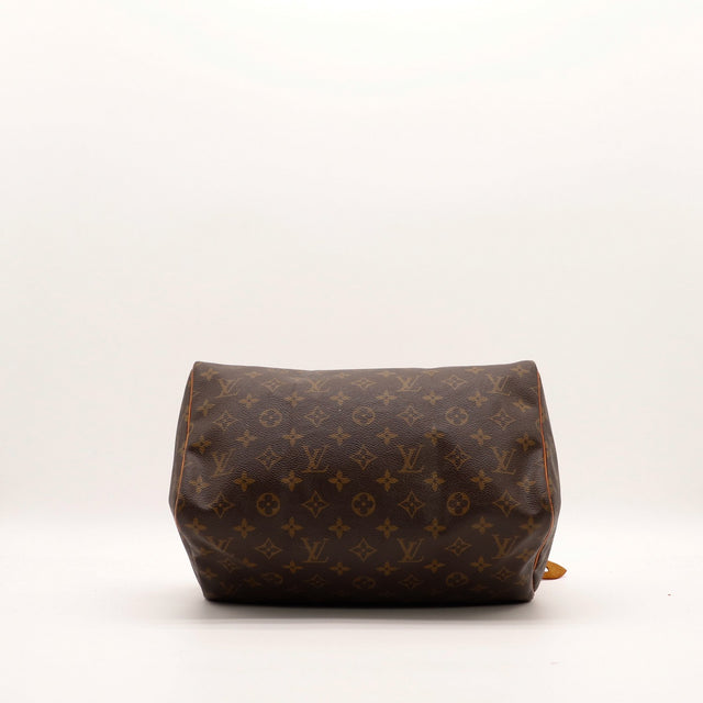 Intérieur Louis Vuitton Speedy 30 doublure textile marron propre — AMANA Vintage