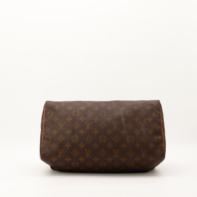 Vue du dessous Louis Vuitton Speedy 35 toile Monogram — AMANA Vintage