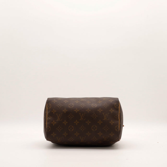Louis Vuitton Speedy 30 vue du fond toile Monogram occasion — AMANA Vintage