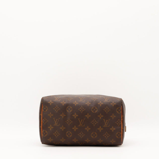 Vue de la base Louis Vuitton Speedy 25 Toile Monogramme occasion authentique — AMANA Vintage