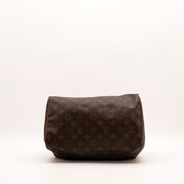 Vue du dessous Louis Vuitton Speedy 30 toile Monogram — AMANA Vintage