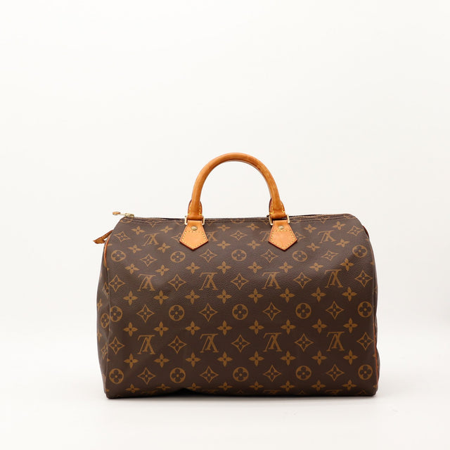 Face arriere Louis Vuitton Speedy 35 toile Monogram etat tres bon — AMANA Vintage
