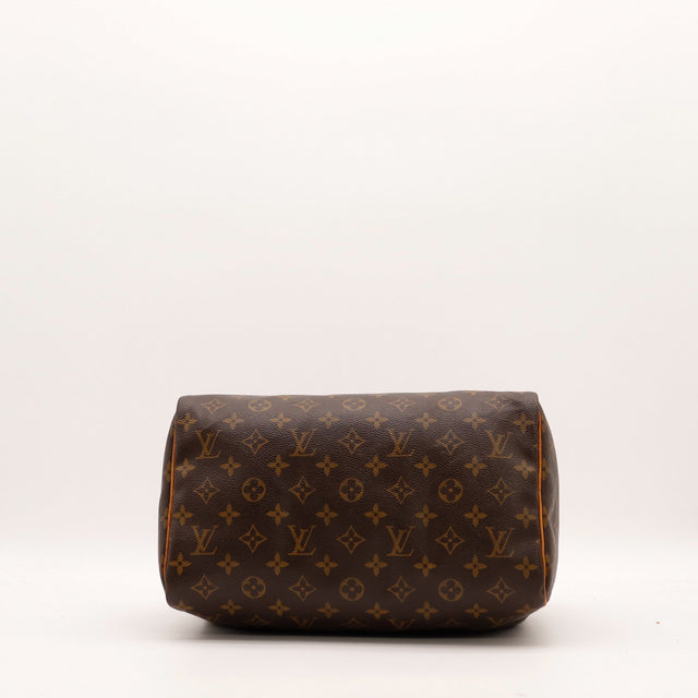 Fond Louis Vuitton Speedy 30 toile Monogramme vue de dessous — AMANA Vintage