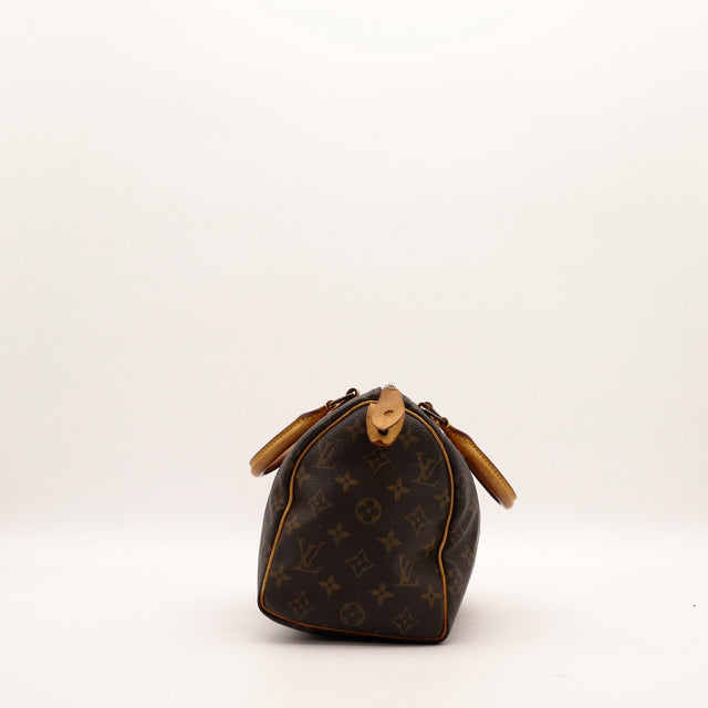 Louis Vuitton Speedy 25 vue de côté gauche structure souple — AMANA Vintage