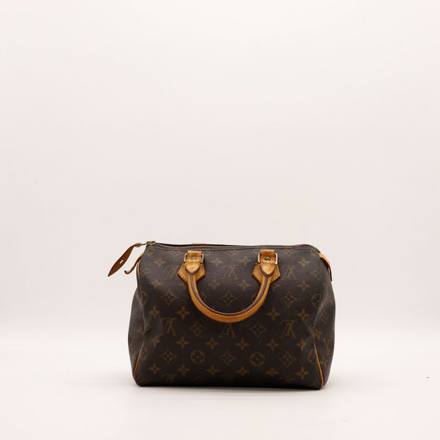 Louis Vuitton Speedy 25 vue de face arrière toile Monogramme — AMANA Vintage