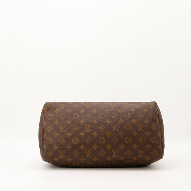 Louis Vuitton Speedy 35 vue du fond toile Monogram occasion authentique — AMANA Vintage