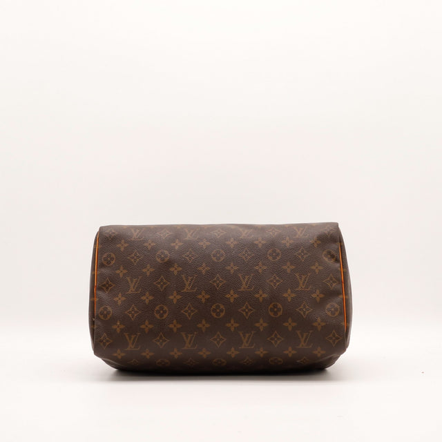 Vue du fond Louis Vuitton Speedy 35 toile Monogram — AMANA Vintage