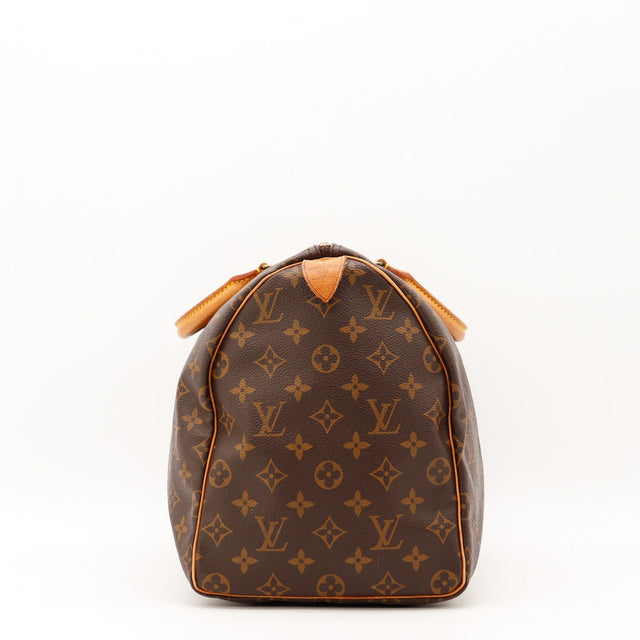 Vue intérieure Louis Vuitton Speedy 35 Toile Monogramme occasion authentique — AMANA Vintage