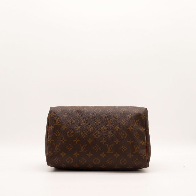 Louis Vuitton Speedy 30 vue du fond toile Monogramme — AMANA Vintage