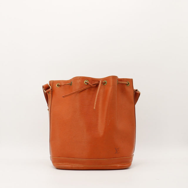 Sac Louis Vuitton Noe Epi Marron vue de face occasion authentique — AMANA Vintage