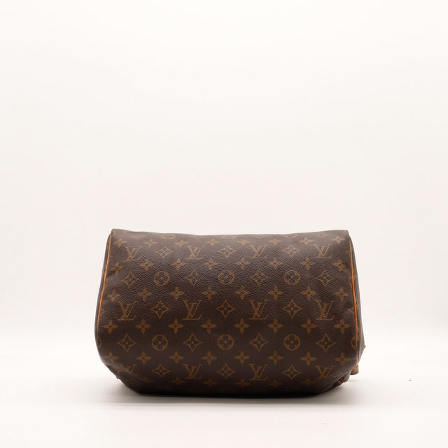 Louis Vuitton Speedy 30 vue du dessous toile Monogramme — AMANA Vintage