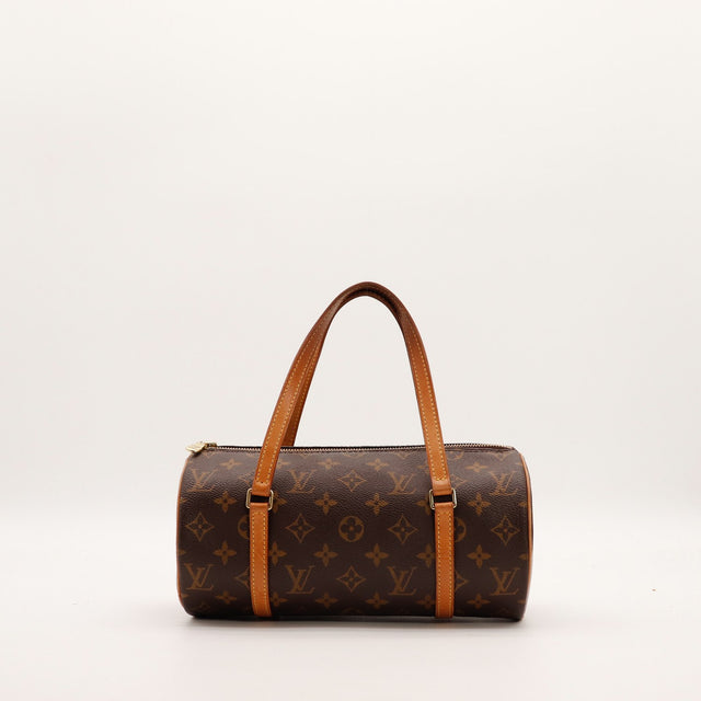 Sac Louis Vuitton Papillon 30 toile Monogram vue de face occasion authentique — AMANA Vintage