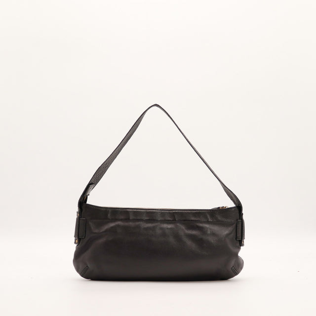 Face arrière Hobo Chloé cuir agneau noir verso propre — AMANA Vintage