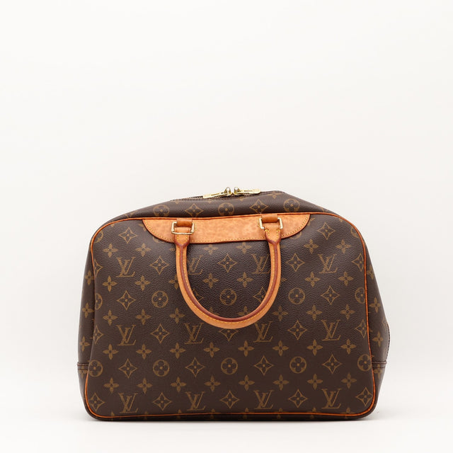 Vue de dos Louis Vuitton Deauville Toile Monogramme occasion authentique — AMANA Vintage