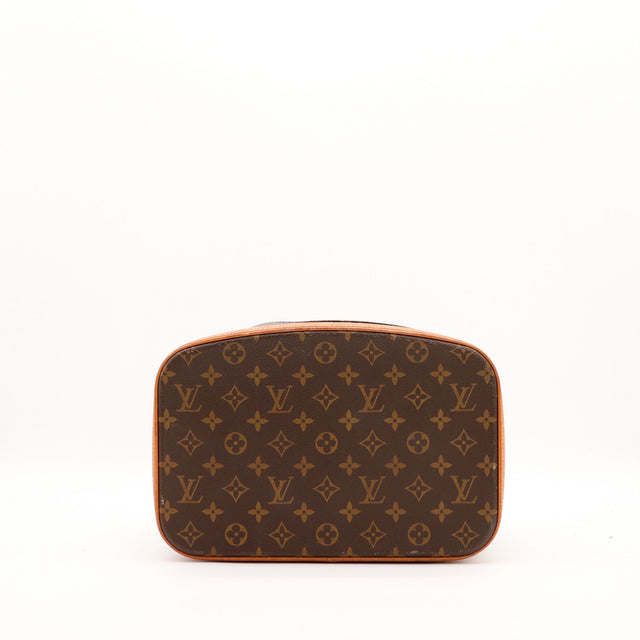 Vanity Nice Louis Vuitton vue du dessous toile Monogram cuir vachette — AMANA Vintage