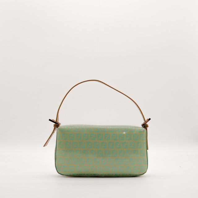 Fendi Baguette Zucchino vert vue de dos occasion — AMANA Vintage