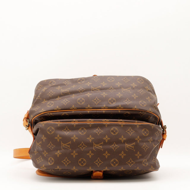 Vue 5 sac Louis Vuitton Saumur 35 Toile Monogramme occasion authentique — AMANA Vintage