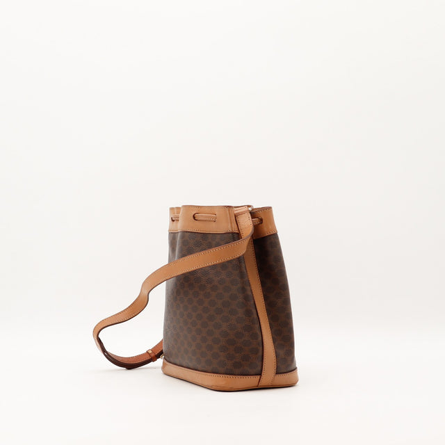 Sac seau Céline Macadam profil toile monogrammée occasion authentique — AMANA Vintage