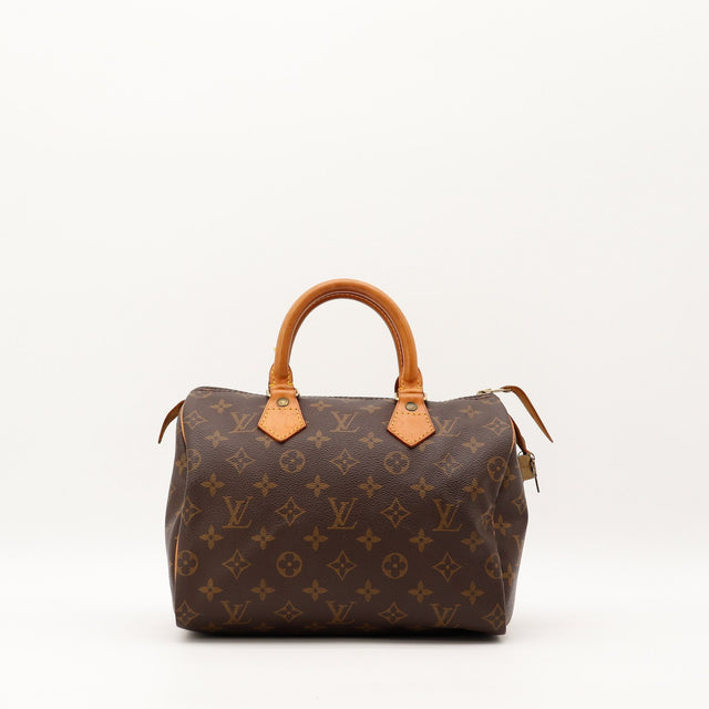 Sac Louis Vuitton Speedy 25 toile Monogramme vue de face occasion authentique — AMANA Vintage