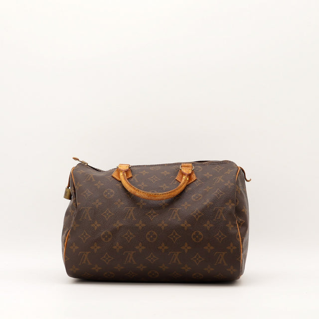 Sac Louis Vuitton Speedy 30 toile Monogramme vue arriere occasion — AMANA Vintage