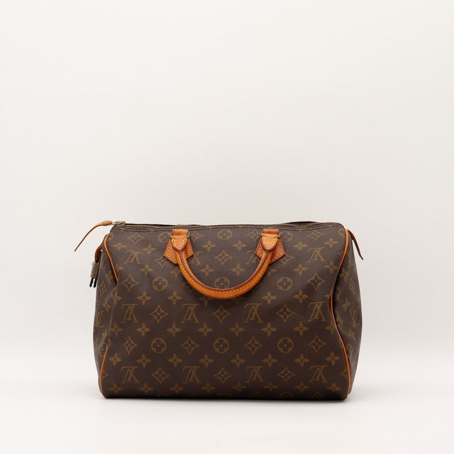 Sac Louis Vuitton Speedy 30 vue arrière toile Monogramme — AMANA Vintage