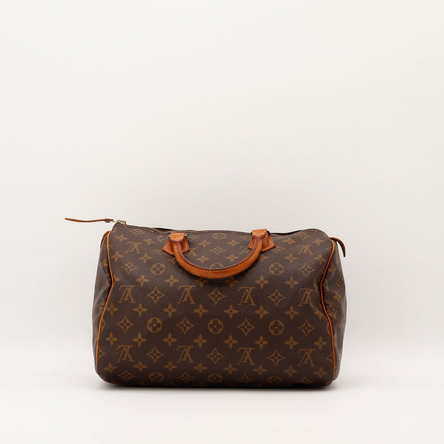 Sac Louis Vuitton Speedy 30 vue arrière toile Monogramme occasion — AMANA Vintage