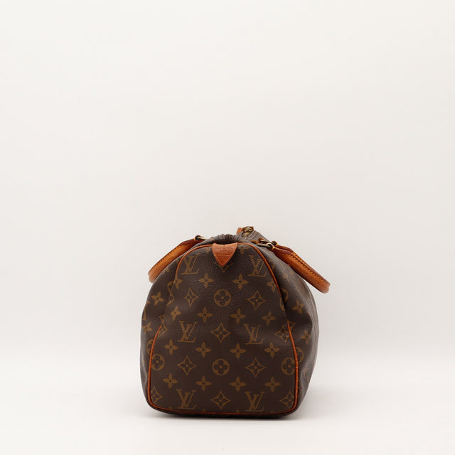 Sac Louis Vuitton Speedy 30 second côté toile Monogramme — AMANA Vintage