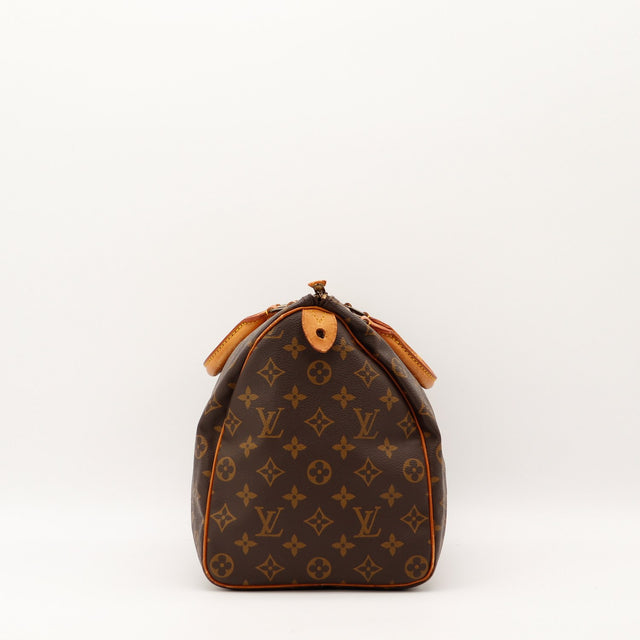 Côté sac Louis Vuitton Speedy 40 toile Monogramme occasion authentique — AMANA Vintage