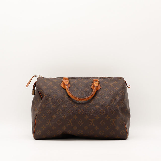 Sac Louis Vuitton Speedy 35 vue arriere toile Monogramme occasion — AMANA Vintage
