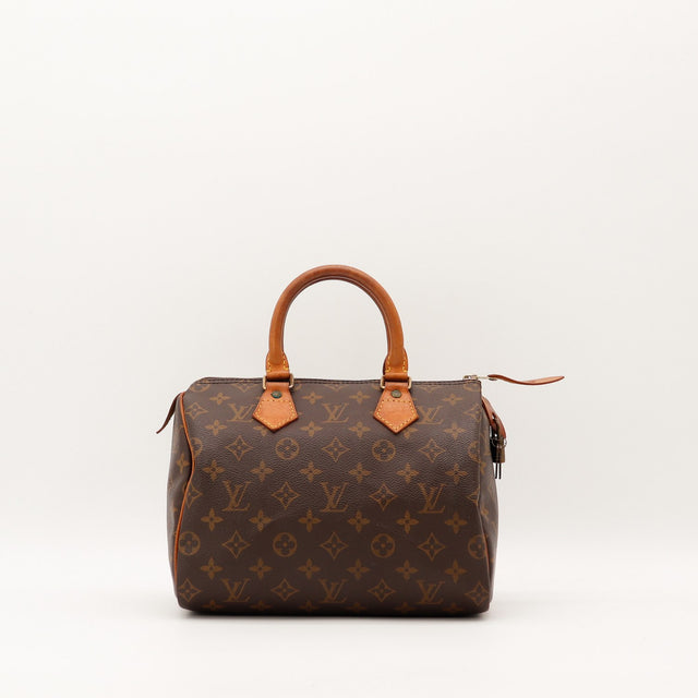 Sac Louis Vuitton Speedy 25 toile Monogramme vue de face occasion authentique — AMANA Vintage