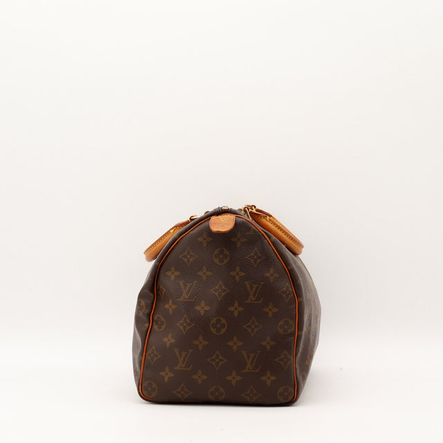 Sac Louis Vuitton Speedy 35 côté opposé avec fermeture éclair — AMANA Vintage