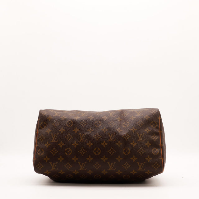 Intérieur doublure marron Louis Vuitton Speedy 35 — AMANA Vintage