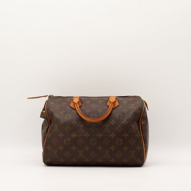 Sac Louis Vuitton Speedy 30 vue arrière toile Monogramme occasion authentique — AMANA Vintage