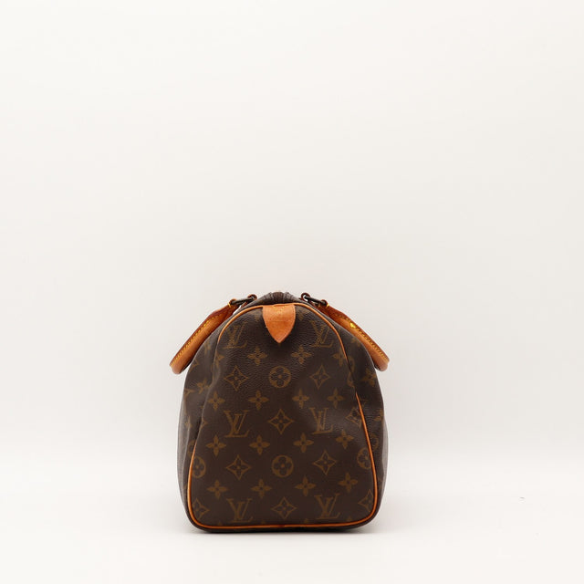 Profil du sac Louis Vuitton Speedy 30 toile Monogramme occasion authentique — AMANA Vintage