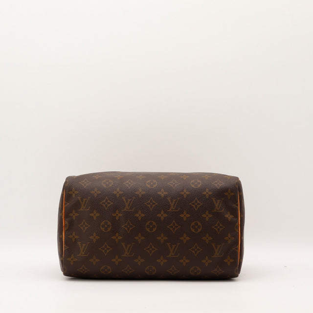Fond du sac Louis Vuitton Speedy 30 toile Monogramme occasion authentique — AMANA Vintage