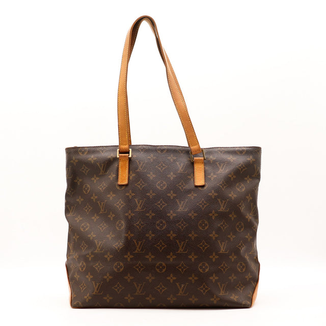 Sac Louis Vuitton Cabas Mezzo toile Monogram vue de face occasion authentique — AMANA Vintage