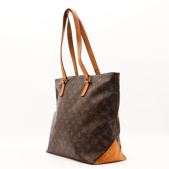 Sac Louis Vuitton Cabas Mezzo vue trois quarts toile Monogram occasion authentique — AMANA Vintage