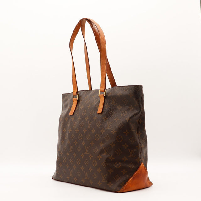 Sac Louis Vuitton Cabas Mezzo vue trois quarts toile Monogram occasion authentique — AMANA Vintage