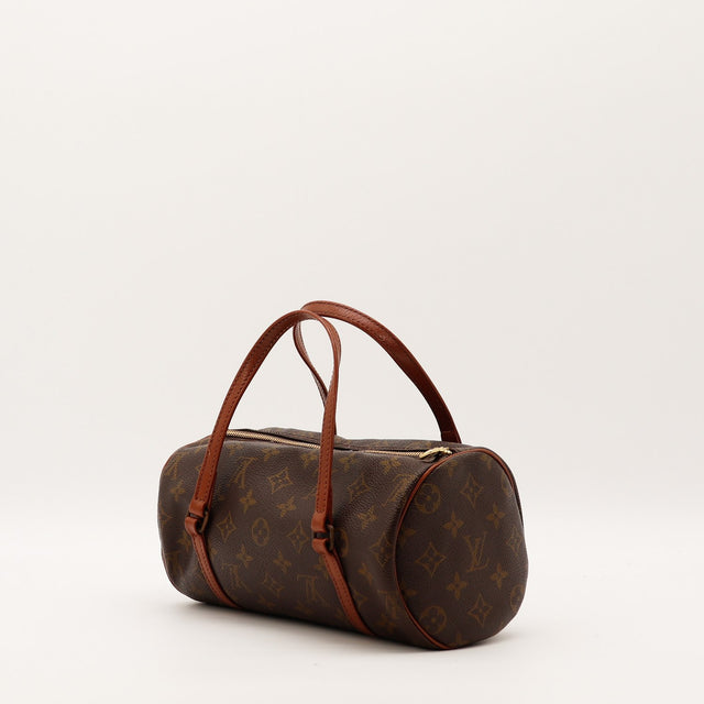 Sac Louis Vuitton Papillon 30 vue latérale anses cuir occasion authentique — AMANA Vintage