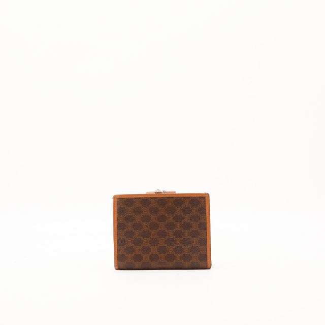 Dos portefeuille Celine Macadam toile Macadam marron occasion — AMANA Vintage