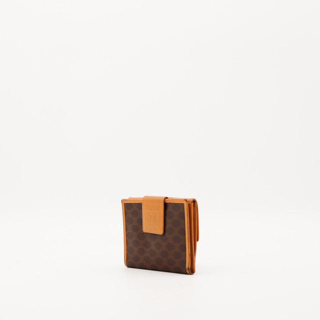 Portefeuille Celine Macadam vue de trois-quarts occasion vintage — AMANA Vintage