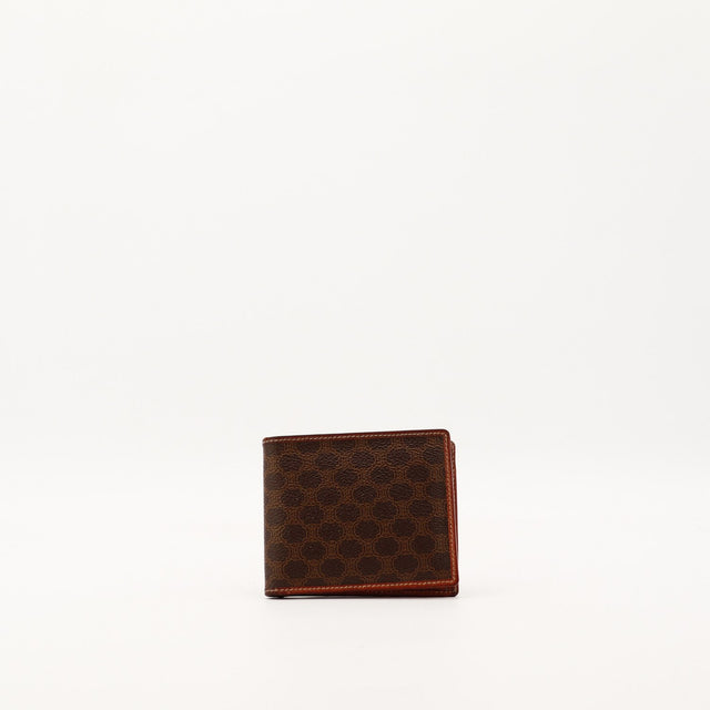 Portefeuille Celine Macadam toile enduite marron vue de face occasion authentique — AMANA Vintage