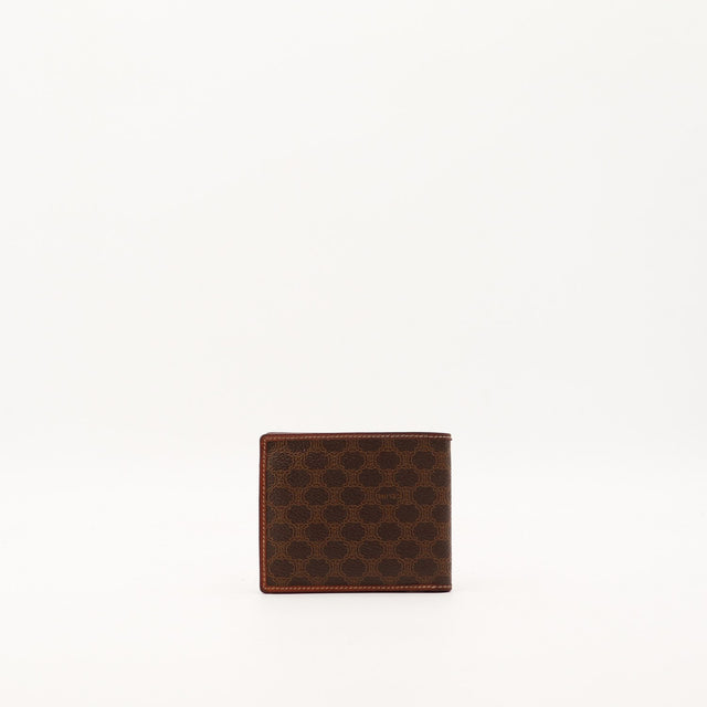 Portefeuille Celine Macadam dos vue arriere toile Macadam marron — AMANA Vintage