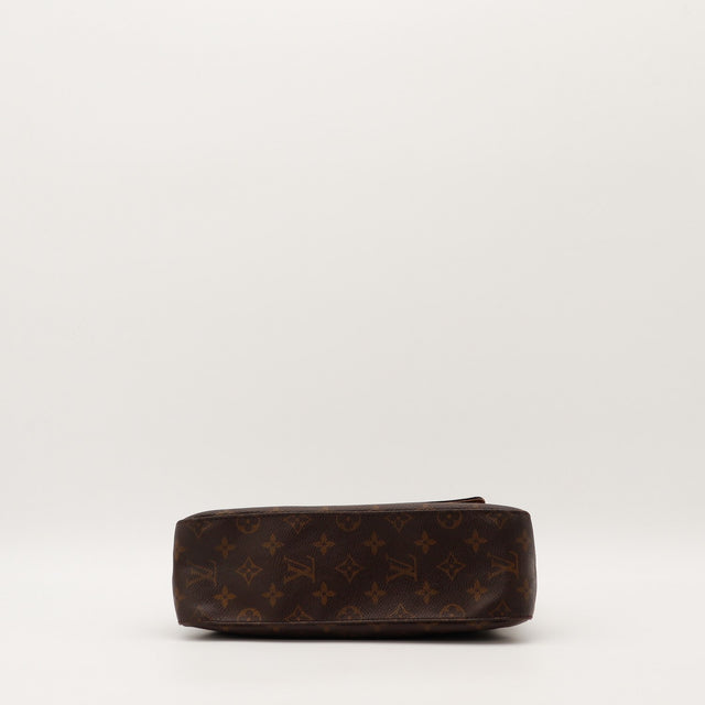 Vue de dos Louis Vuitton Mini Looping toile Monogram occasion authentique — AMANA Vintage