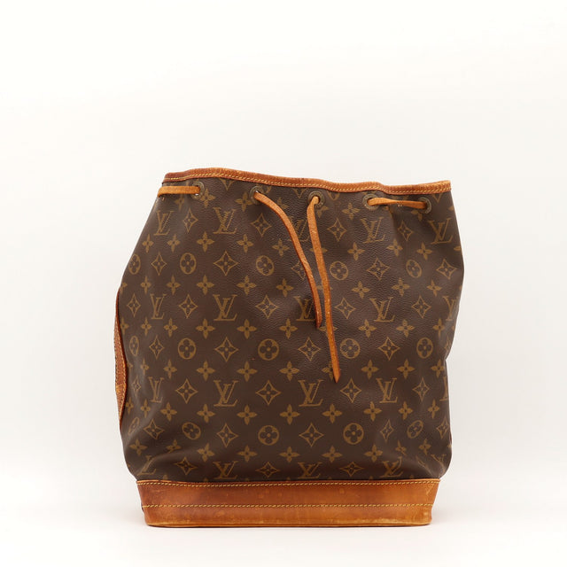 Vue de face Louis Vuitton Noé Toile Monogramme occasion authentique — AMANA Vintage