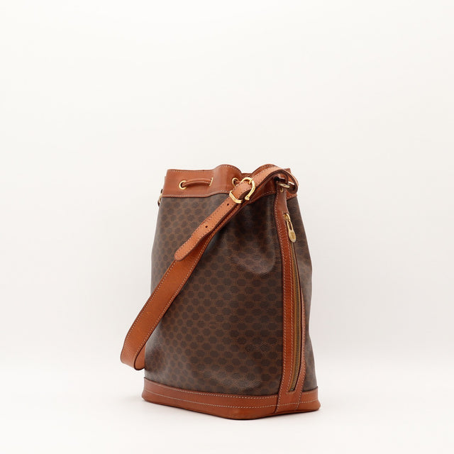 Base en cuir vachette Céline Seau Macadam frottements coins — AMANA Vintage