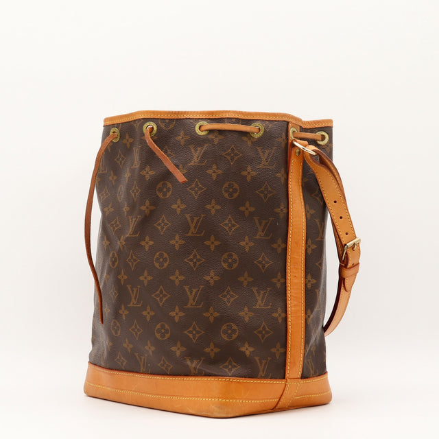 Vue de l'intérieur Louis Vuitton Noé Toile Monogramme occasion authentique — AMANA Vintage