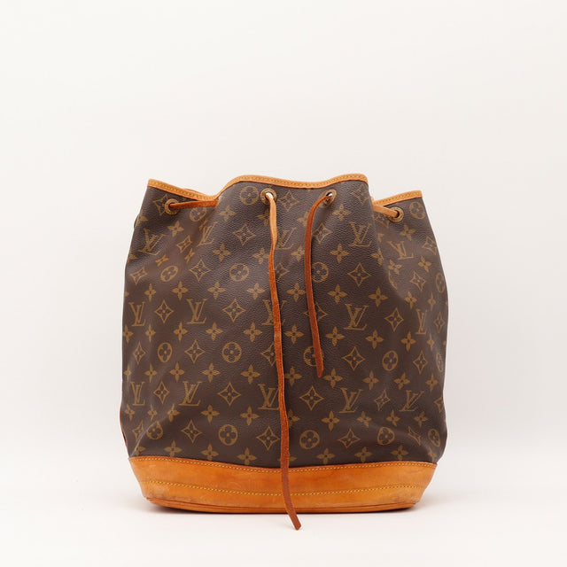 Vue de face Louis Vuitton Noé Toile Monogramme occasion authentique — AMANA Vintage