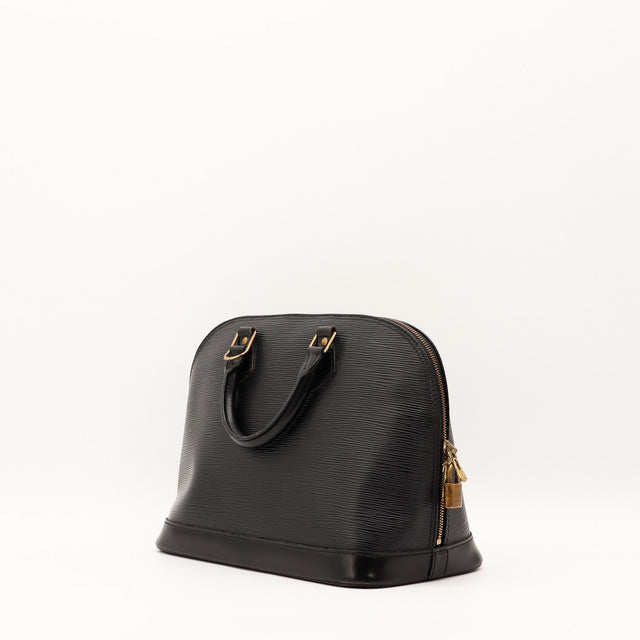 Fermeture éclair Louis Vuitton Alma PM cuir Épi noir occasion authentique — AMANA Vintage