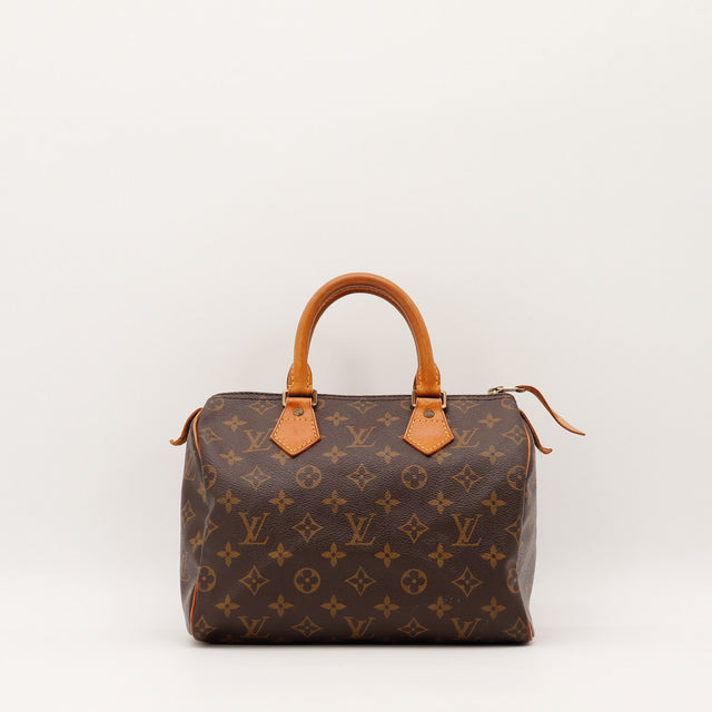 Vue de face Louis Vuitton Speedy 25 Toile Monogramme occasion authentique — AMANA Vintage